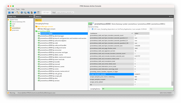 Prometheus Geneos integration