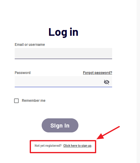 screenshot create an account step 2