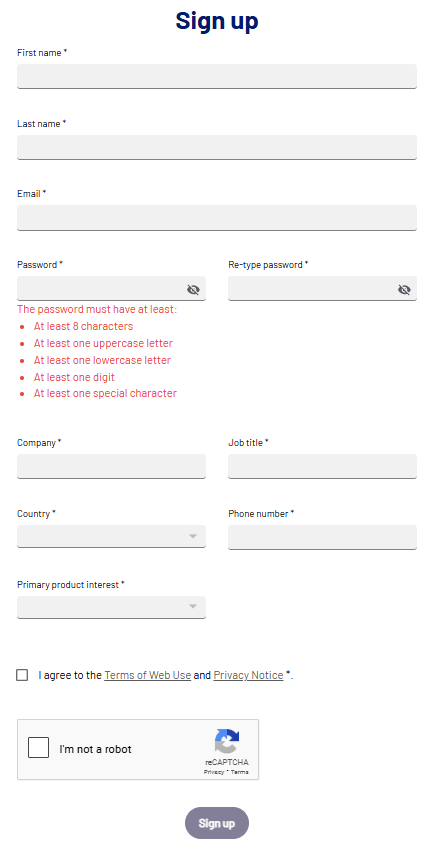 screenshot create an account step 3