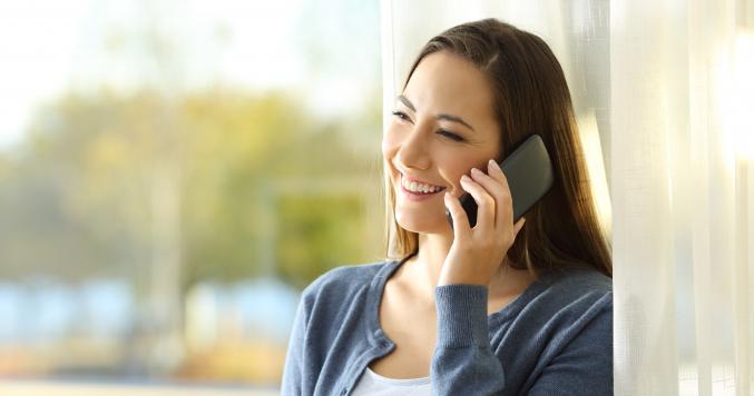 phone lady