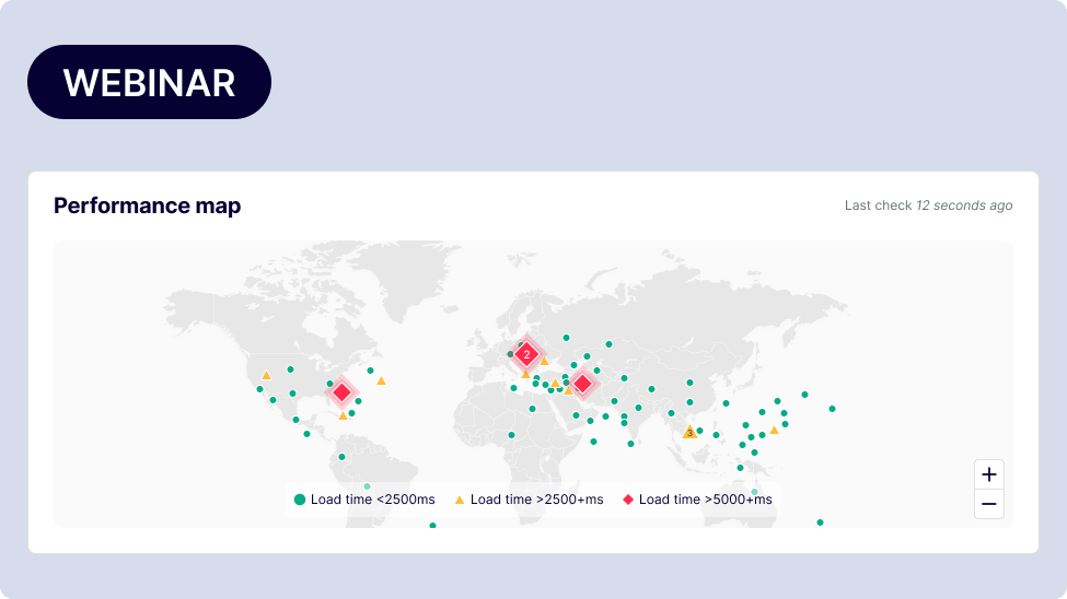 DEM performance map screenshot