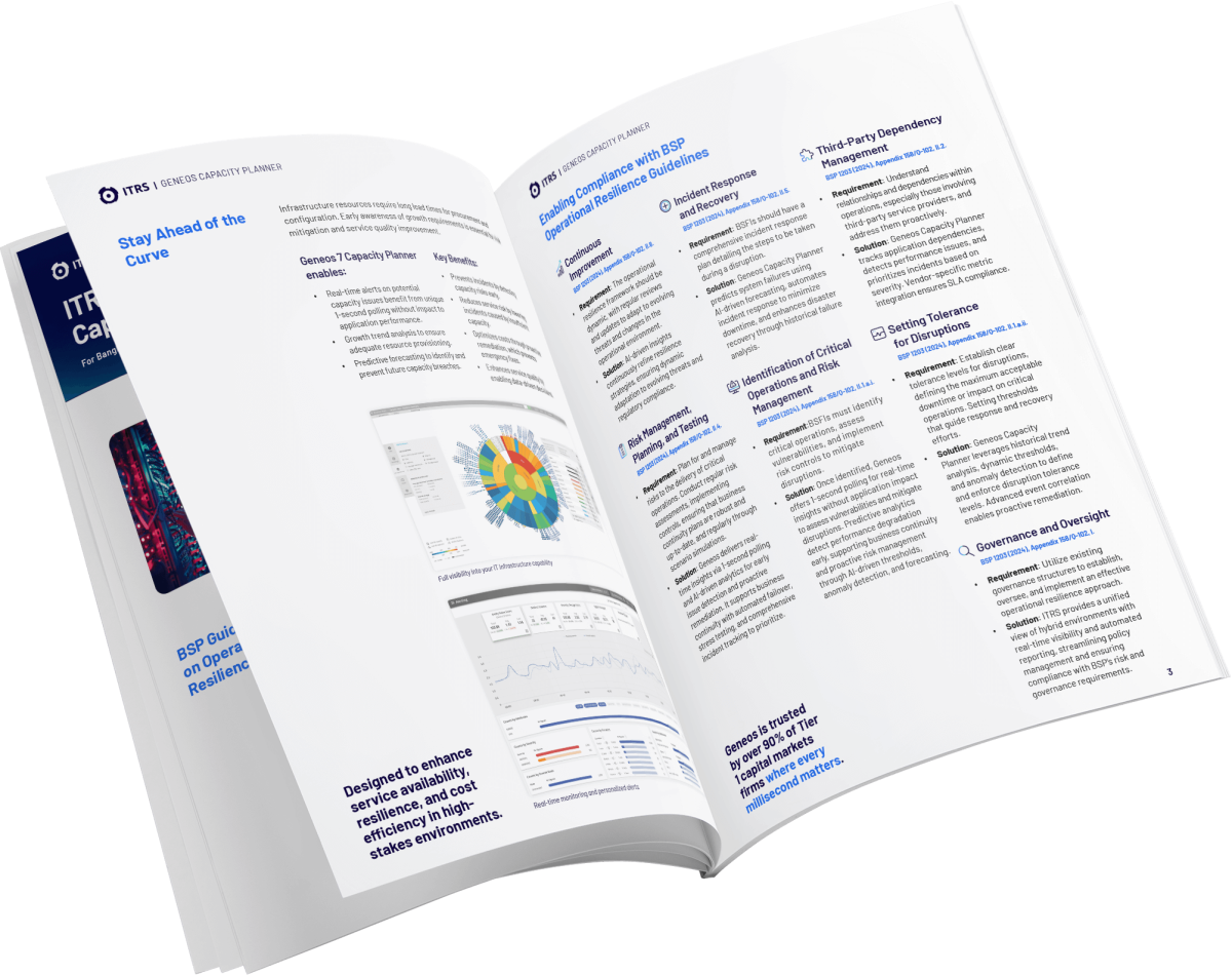 Capacity Planner powered by Geneos Capacity Planner powered by Geneos