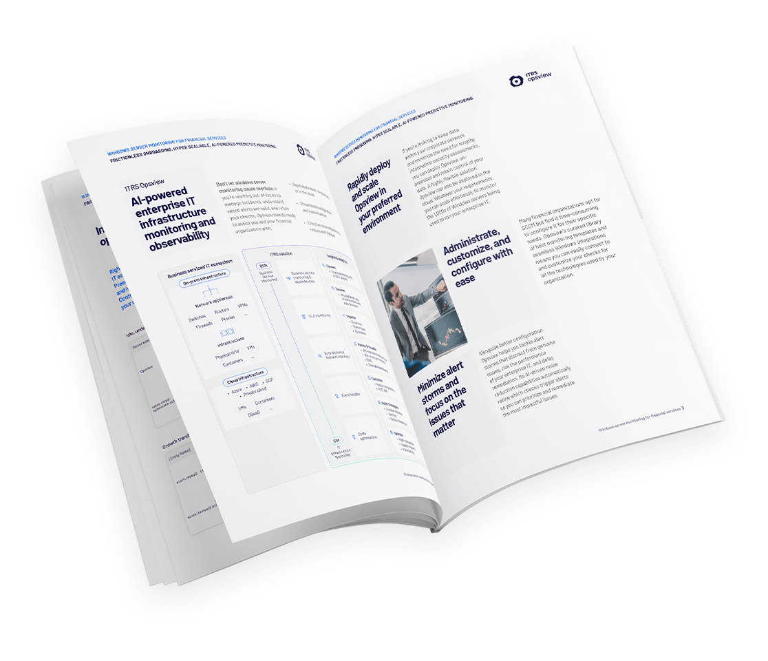 Solution Brief - Windows server monitoring for financial services