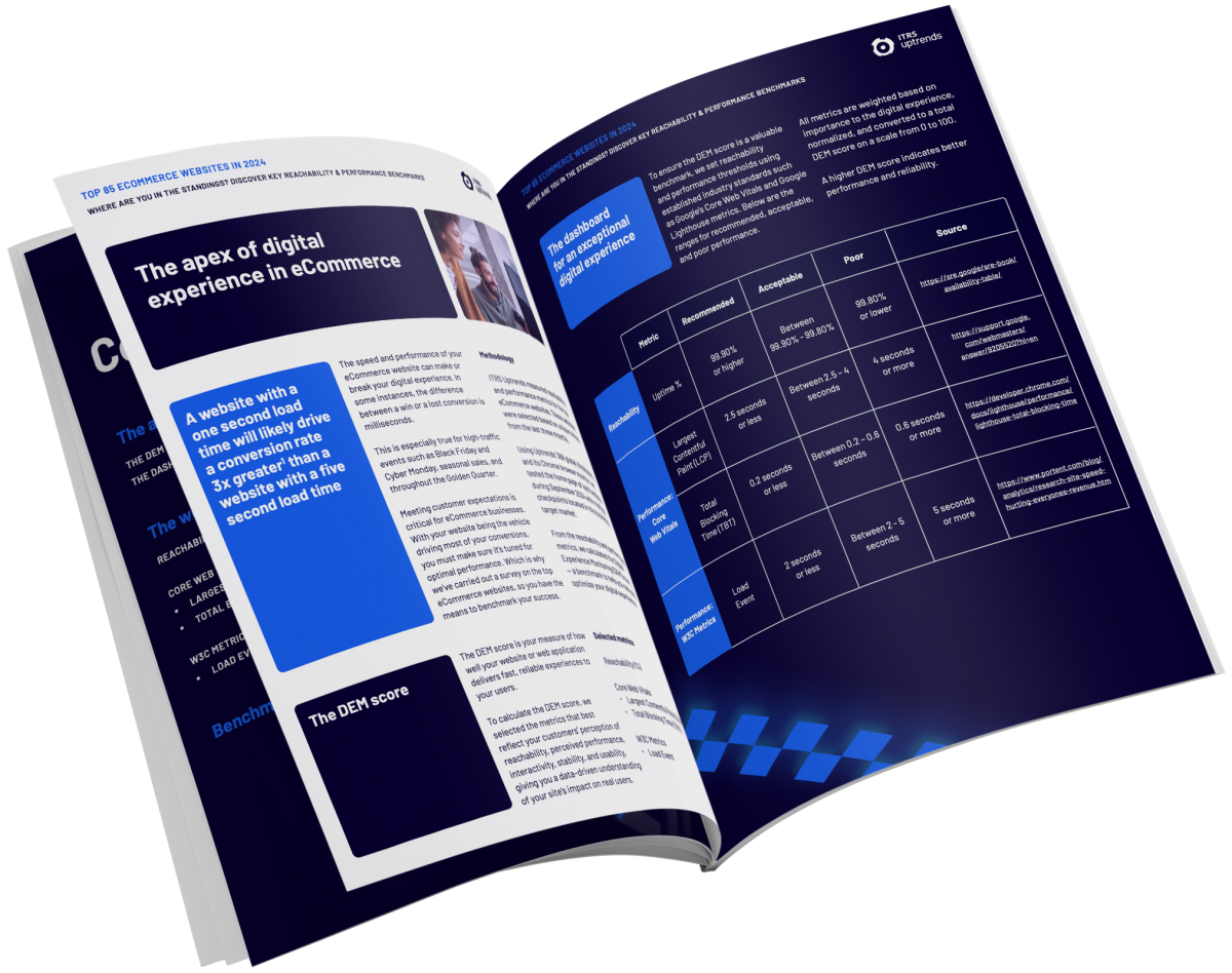 Uptrends Benchmark Report Uptrends Benchmark Report