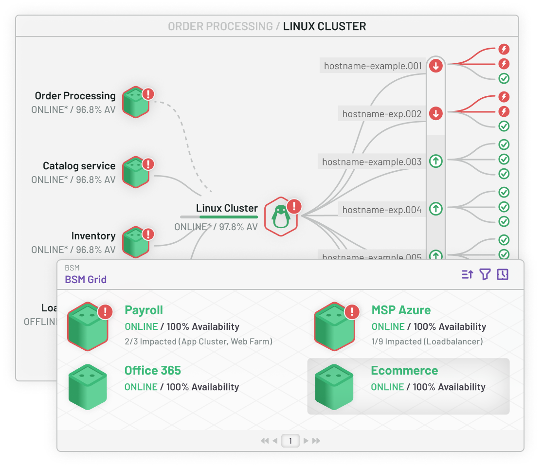 Infrastructure Monitoring - Business Service Monitoring